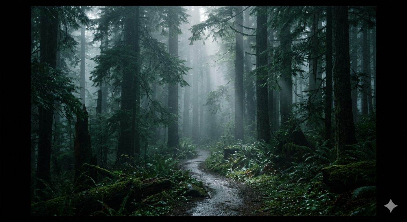 Morning Mist in the Valley - Nature Photography (High-Res JPG)